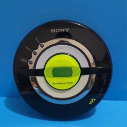 Sony Walkman D-EJ100 portable Cd R-RW Player Mega Bass With Rm-Mc 26 Remote.