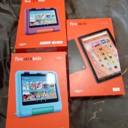 Brand New Fire HD 13th Generation 32 GB Tablets Selling All For 300 The Fire HD 10 13th Generation Is Worth $500 Itself 