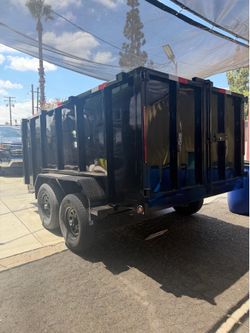 Smooth dump trailer