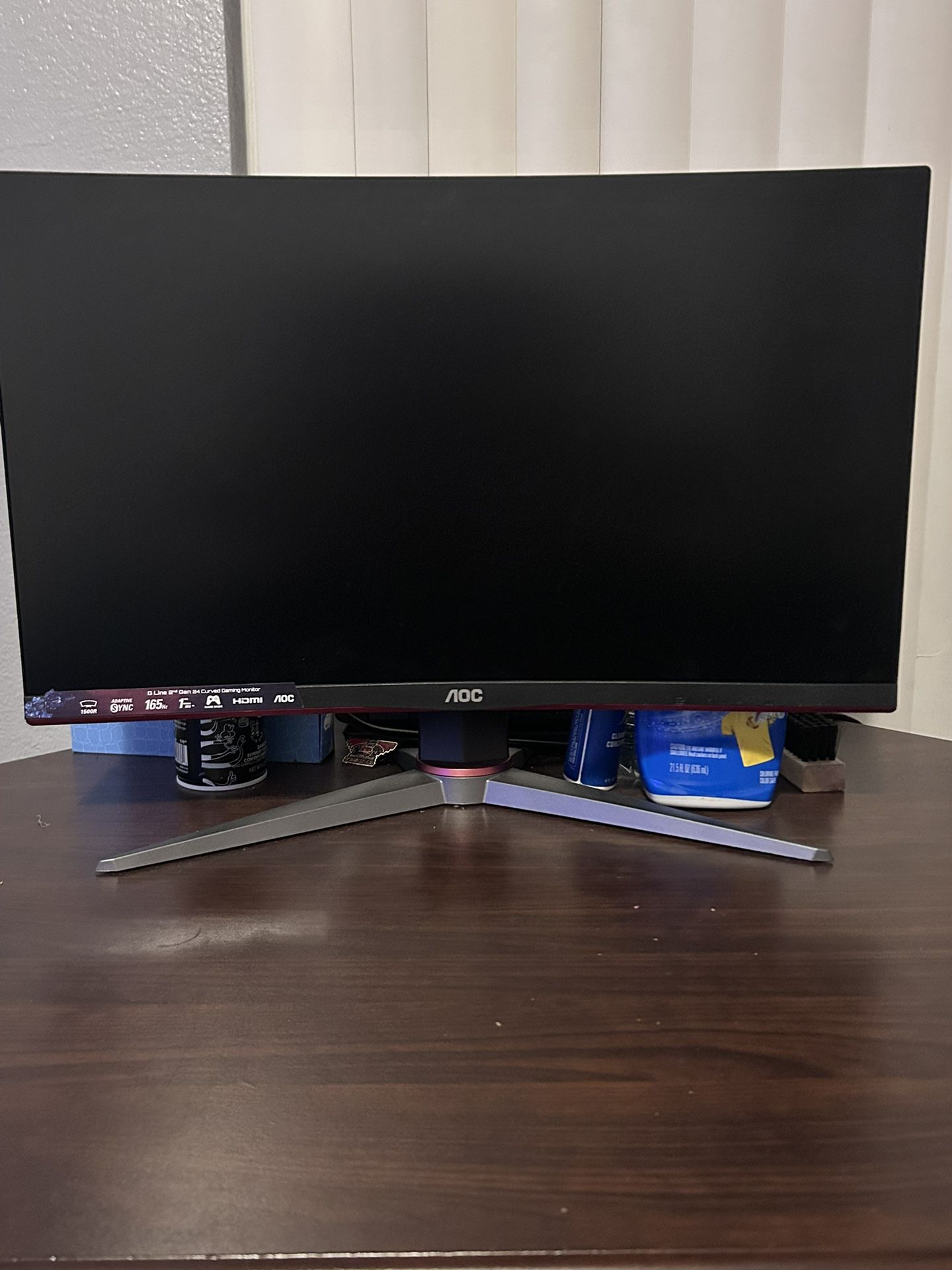 Gline 2nd Gen 24 In Curved Gaming Monitor 