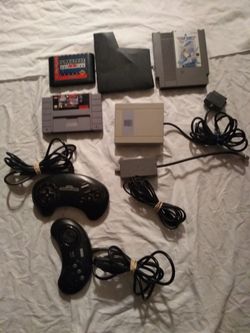 Super Nintendo, NES, Sega Genesis Bundle