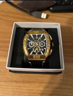 RALPH CHRISTAIN THE INTREPID CHRONOGRAPH GOLD