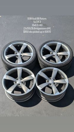 19" Audi b8.5 S4 Rotor Wheels