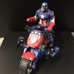 2011 Captain America On Motorcycle 
