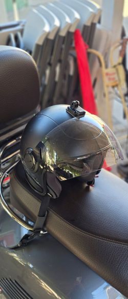 Original Vespa helmet with cloth case