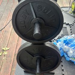 Weight Plate And Bar