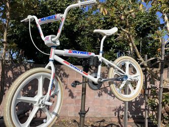 Paires De Chevilles D'essieu BMX Skyway Style - Blanches, Alu, Old School (lot De 2)