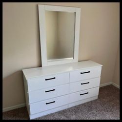 NEW DOUBLE DRESSER WITH MIRROR 🛠️ ASSEMBLED