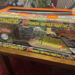 NEW Complete (Zoo Med) 20 Gallon Reptile Tank Set