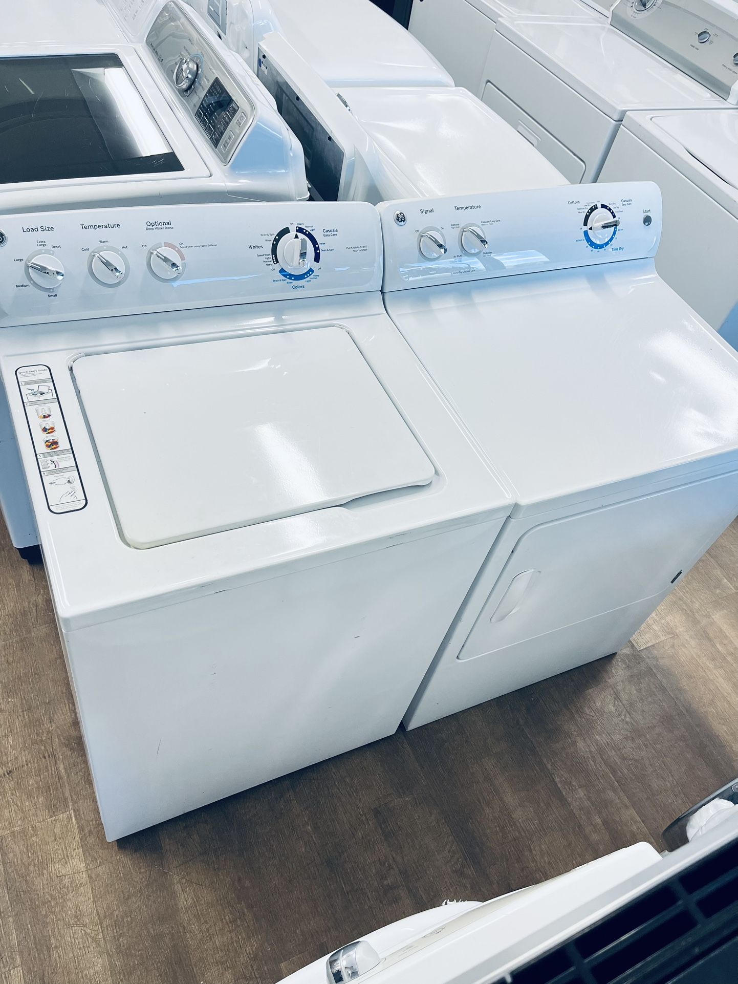 GE White Washer And Dryer Set