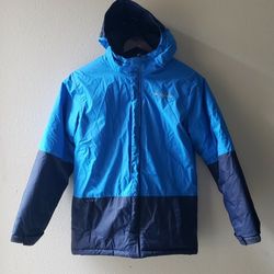 Columbia Waterproof Blue Jacket Kids Boy's Size 14/16 (Large)