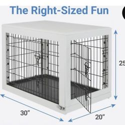 FRISCO Dog Crate - 30” White 