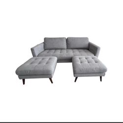 Ginger grey 79” Sofa