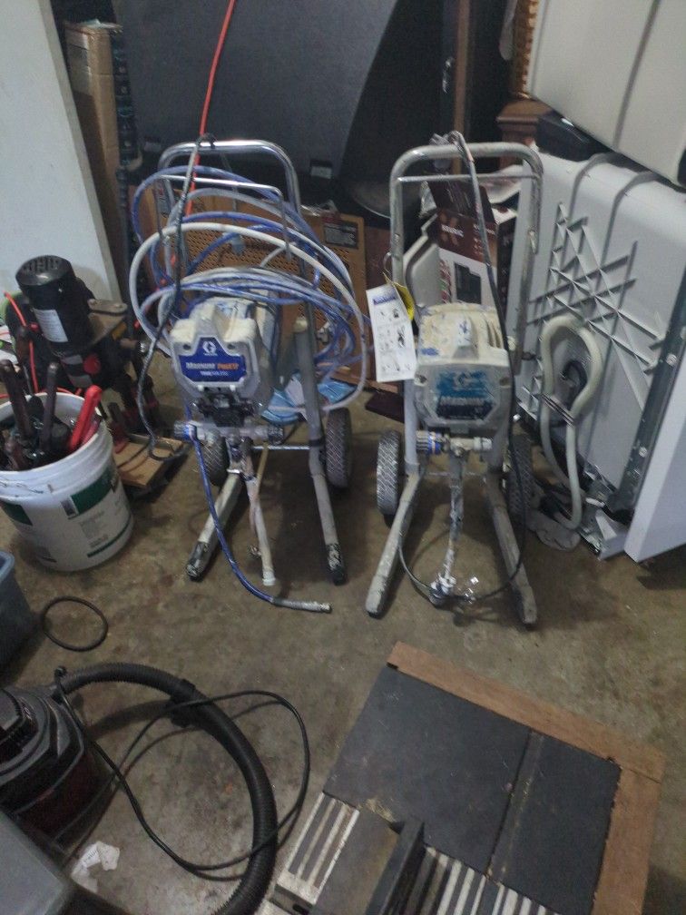Have Three Different Paint Sprayers