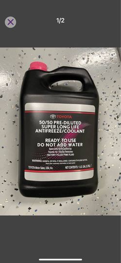 Toyota pink coolant