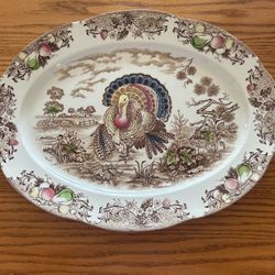 Vintage Turkey Platter