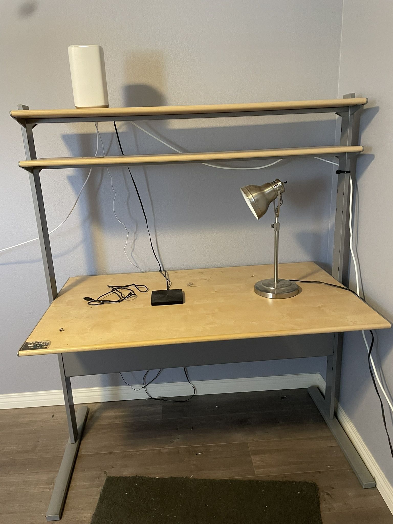 Computer Desk And Shelf