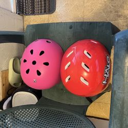 2  Kids Bike Helmets 