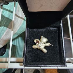 Gold And Silver Hallmark Keepsake Bear Pendant 