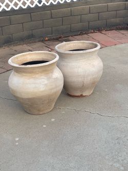 Two large pots