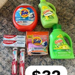 Tide & Gain Laundry Detergent