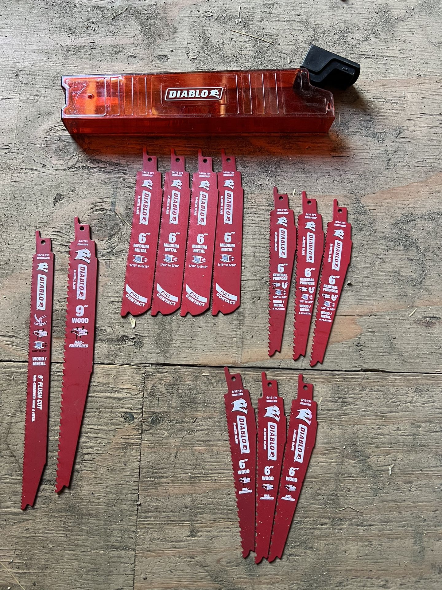 DIABLO Bi-Metal Reciprocating Saw Blade Set (14-Piece)