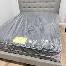 Cama  Full Size Nueva En Su Caja Incluye Colchon Pillow Top 