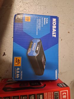 Kobalt 40v rechargeable battery