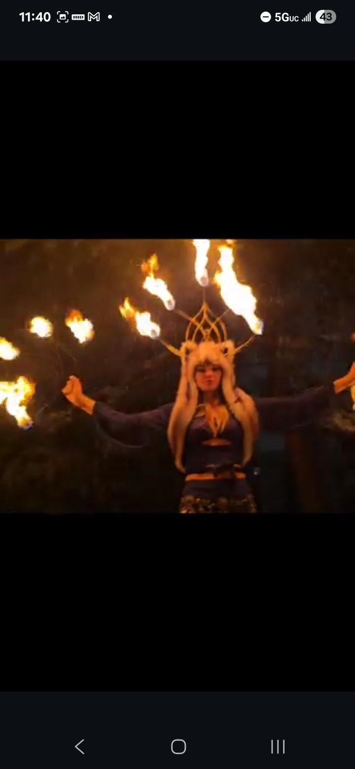 Golden Fire Crown Dance Costume Prop