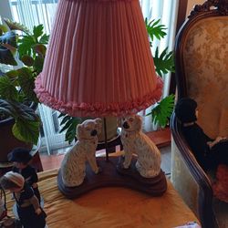 Staffordshire Dog Lamp