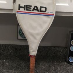 Used Head Pro Series Tennis Racket White Vintage Used Head Pro Series Tennis Racket White Case/Cover. G