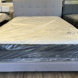 NEW ❄️ Queen Size 13” Ice Cooling Hybrid Mattress ⭐️Finance With $0 Down⭐️ Same Day Delivery 
