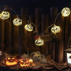 10ft 20leds  Waterproof  Pumpkin String Light(never Used )