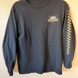 Vans black long sleeve shirt