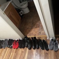 11 Pair Of Shoes For Man An Woman’s Size 7 , 7 1/2 And 8 