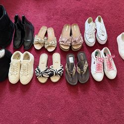 Huge shoe cleanout! 11 pairs (Converse, Zara, CK, Tommy) size 8 - 8.5 - 9 - $100 for all