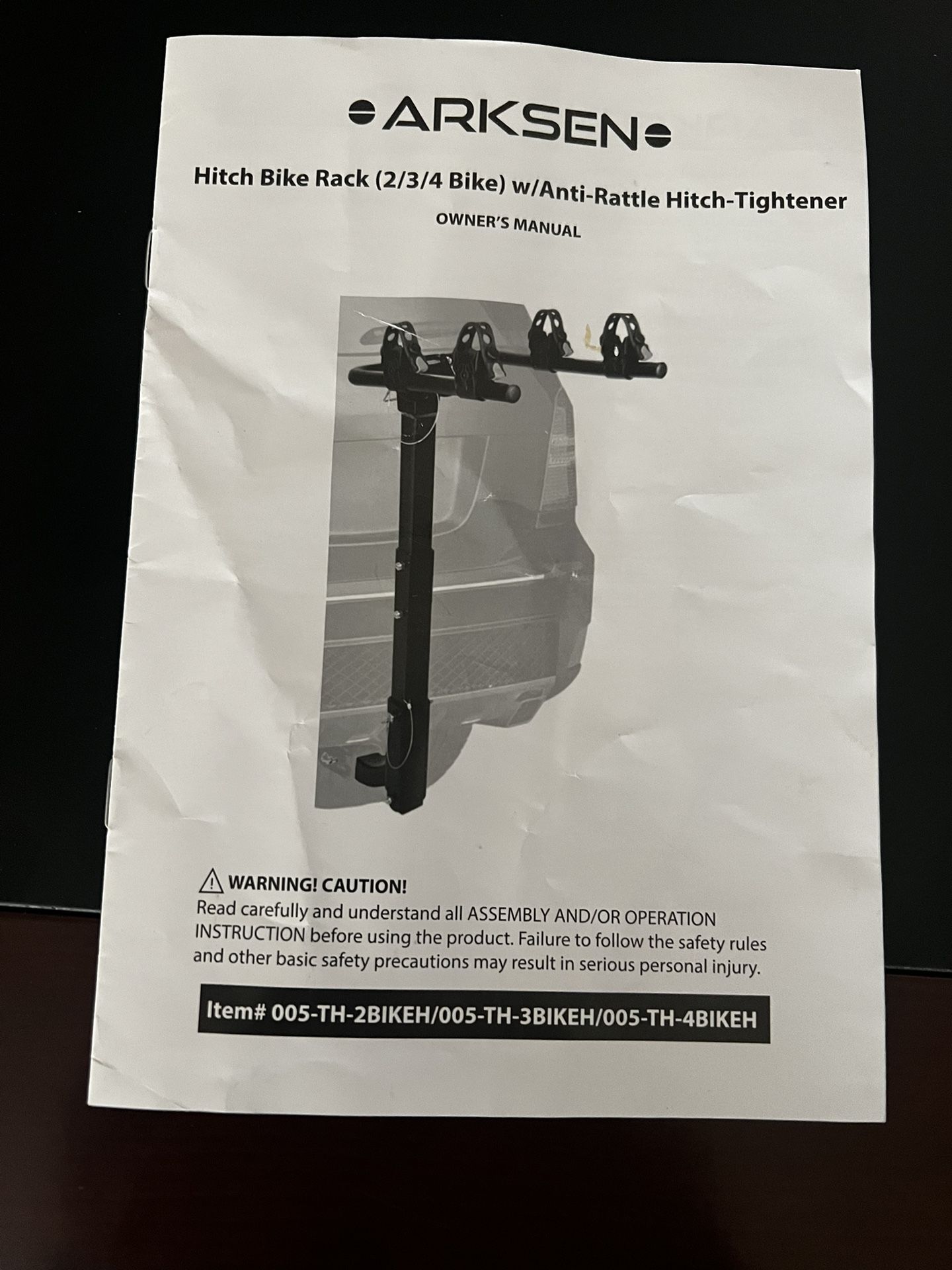 Arksen hitch bike rack sales