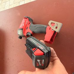 Milwaukee M18 Fuel Impact Driver(brand new battery) with Battery
