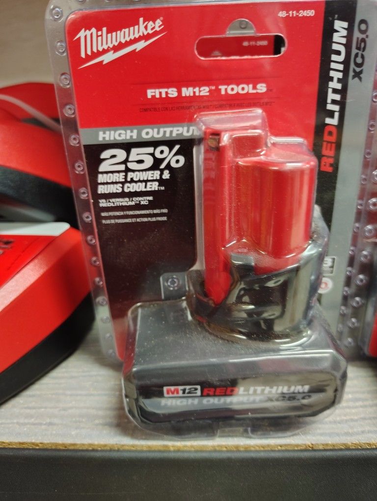 Milwaukee 5.0ah High Out Put Battery