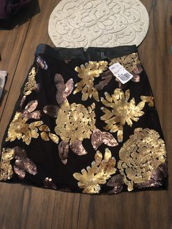 Forever 21 sequined mini skirt