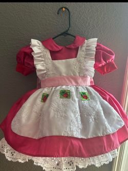 Strawberry short cake personalized dress