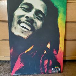 Bob marley canvas photo