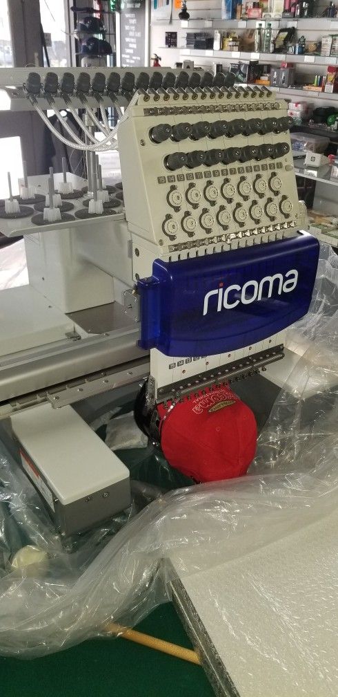 Ricoma TC1501 Ricoma TC1501 Embroidery Machine – Barely Used – FULL Setup – Ready to Start Business