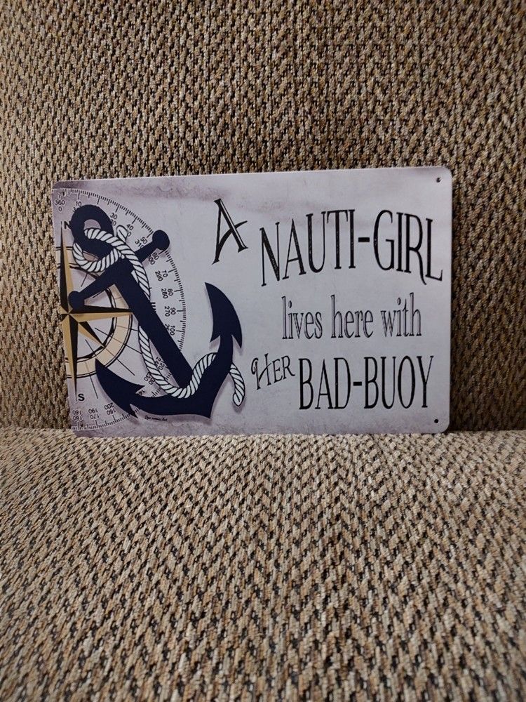 METAL SIGN. 12" X 8". NEW. PICKUP ONLY.