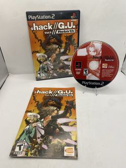 .hack G.U.: Vol. 1: Rebirth Sony PlayStation 2 2006 CIB Tested dot Hack minty