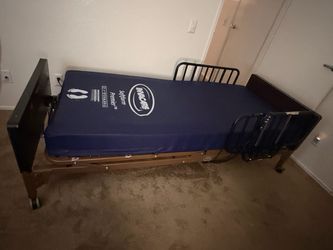 Full Electric Hospital Bed with premium pressure relief and low air loss Mattress