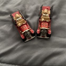 1980 Hot Wheels Firetruck Number Five  .Tomica Number22 Firetruck 