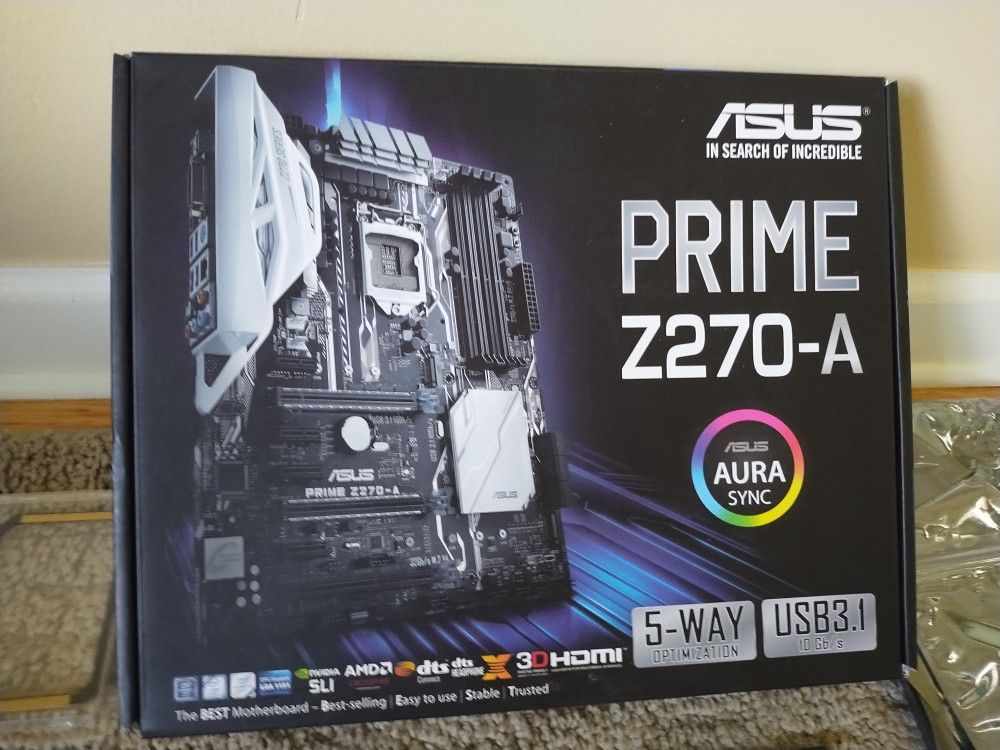 ASUS PRIME Z270-A (LGA1151) Mother Board w/ CPU and RAM