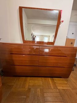 Wood Dresses with Matching Mirror