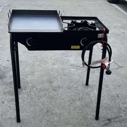 Atención Especial Nueva Base De Dos Quemadores  Con Comal Grueso